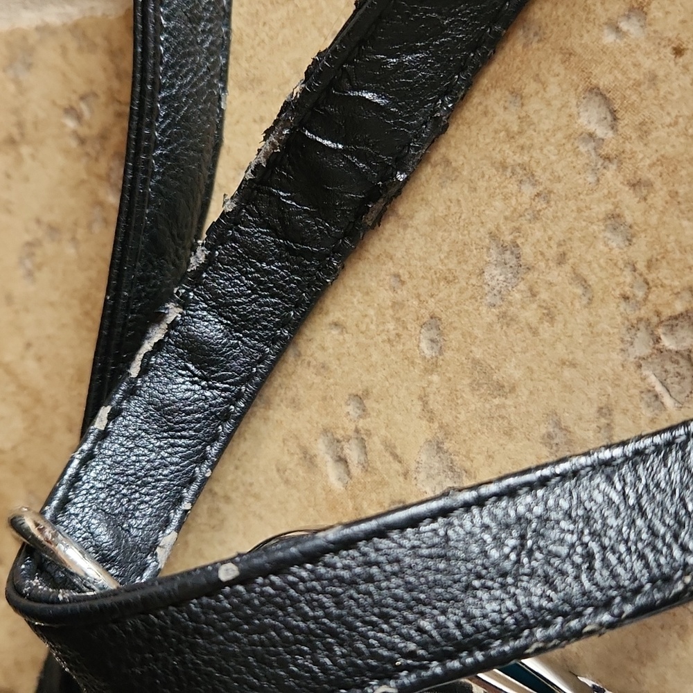 RARE Rara Avis By Iris Apfel Black & White Owl Crossbody Bag - Picture 10 of 14